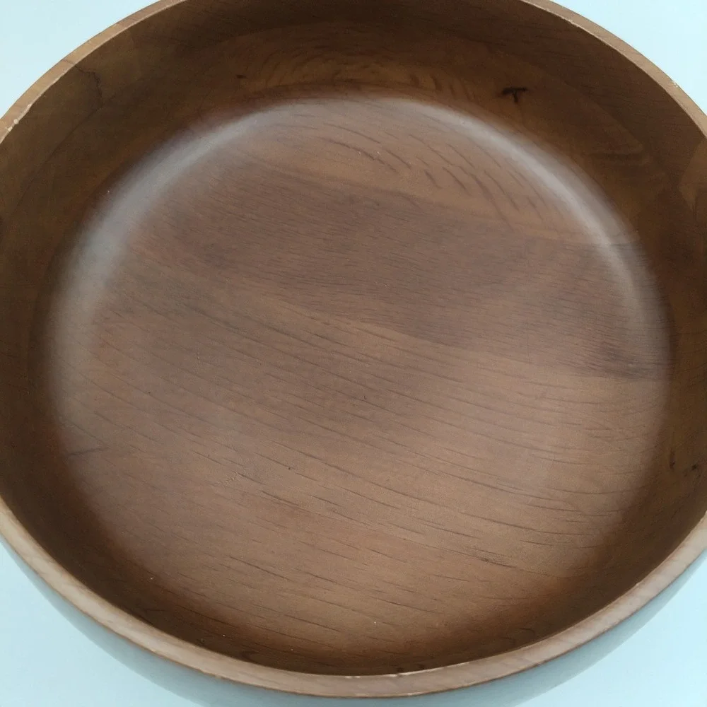 Vintage Hellerware Wooden Serving‎ Salad Bowl 9